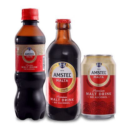 Amstel Malta - Pack of 6 Bottles